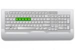 Computer Keyboard Design with ERTYU in Green